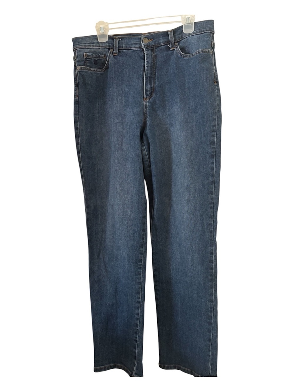 Gloria Vanderbilt Classic Women's Blue Straight-Leg Jeans sz 14